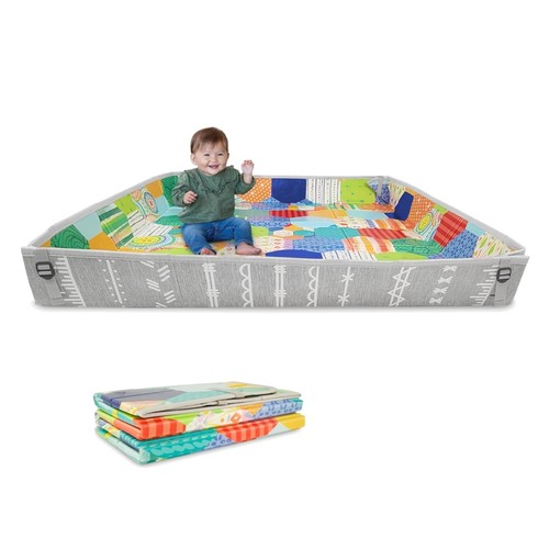 Reversible infant play mat - reversible,